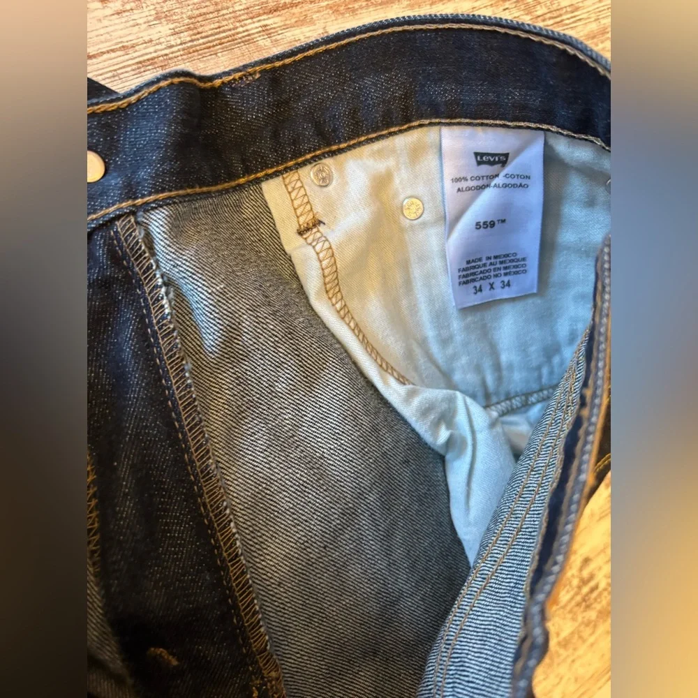 Levi Strauss & Co. Dark Blue Jeans W34/L34